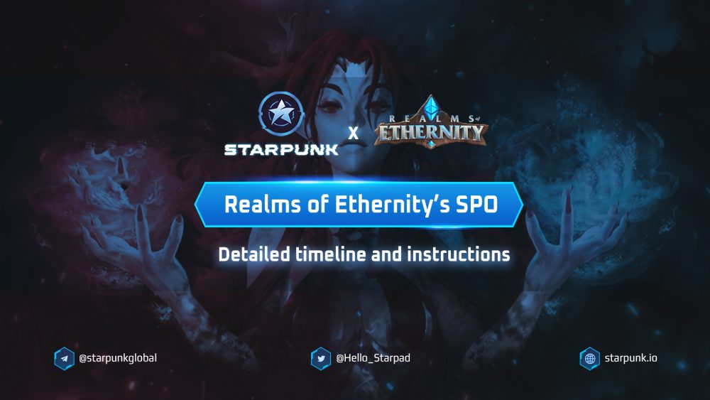 Realms of Ethernity’s SPO: Detailed timeline and instructions of purchasing the SPO allocation pools